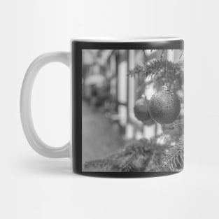 Close up of bauble on Christmas tree Mug